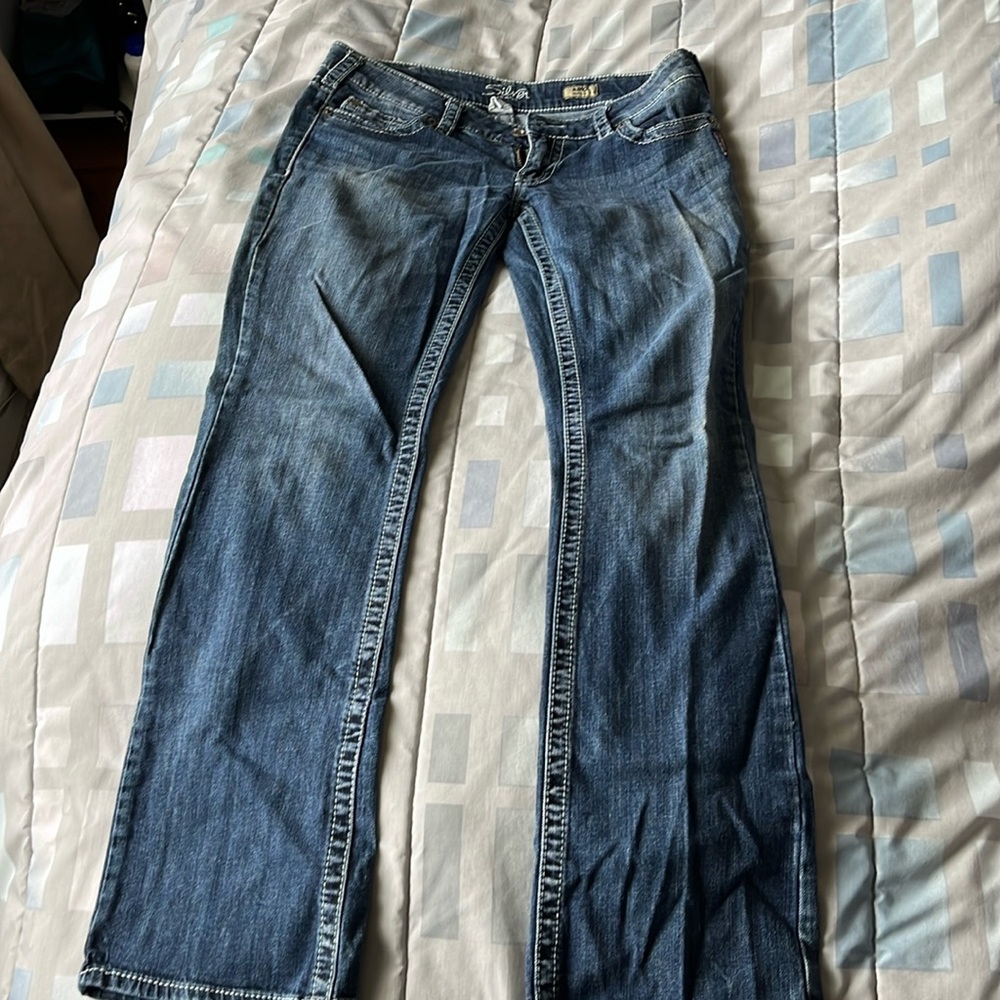 Silver jeans